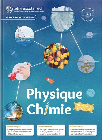 Physique chimie cycle 4 : manuel unique : nouveau programme | Baptiste Fray, Clementine Perney, Emilie Blanchard