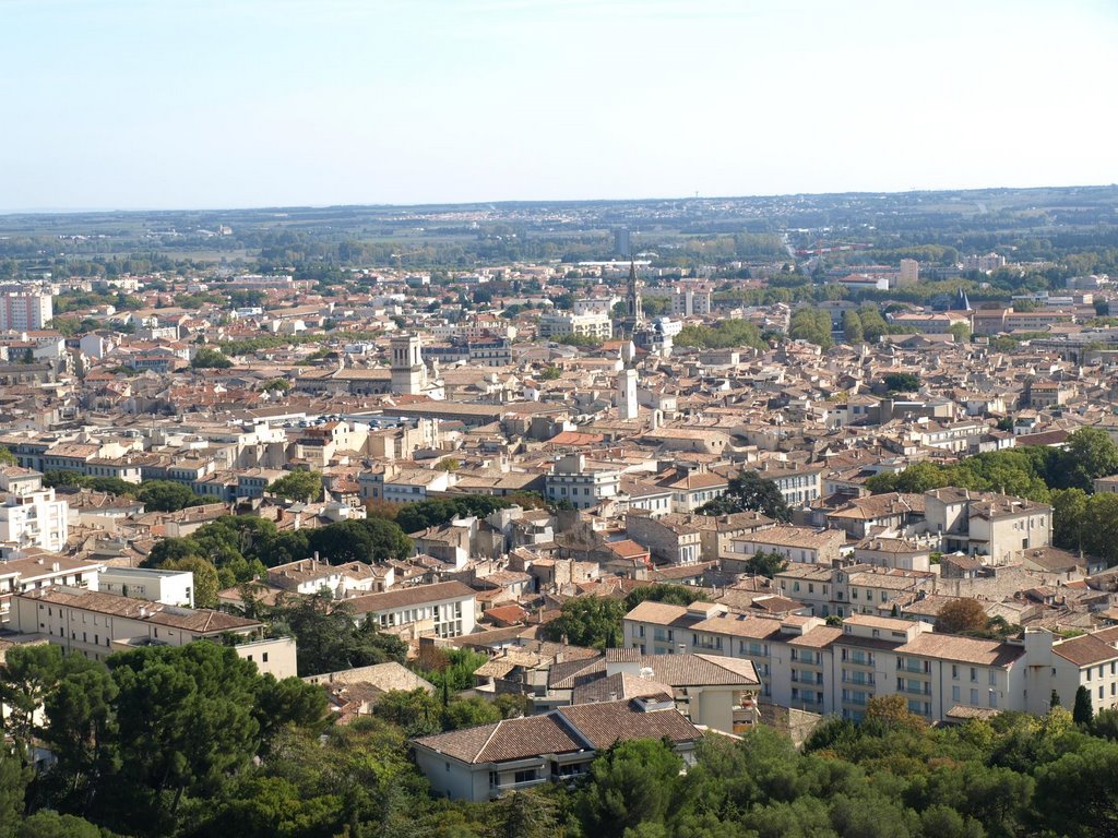 vue de Nîmes