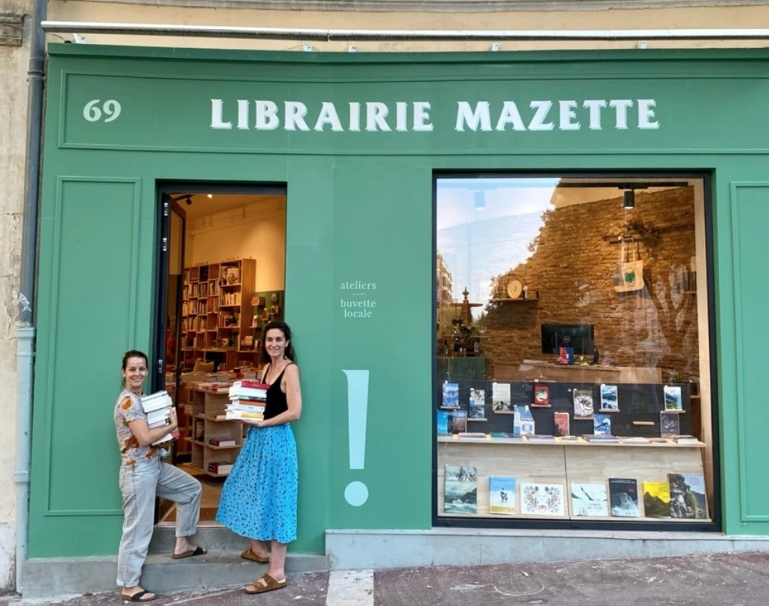 Café-librairie Mazette à Marseille - devanture