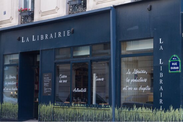 Restaurant-librairie LA Librairie à Paris 16 - façade
