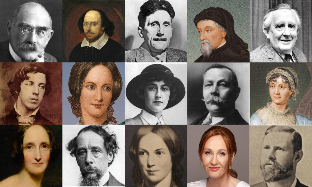 Les auteurs anglais les plus célèbres